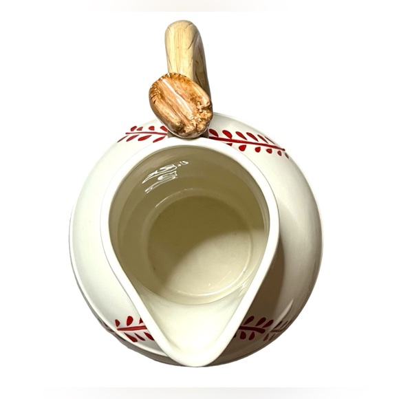Home Etc Pitcher Baseball Shaped Bat & Mitt Handmade/Painted 2 Quarts 8” Tall - Picture 3 of 12